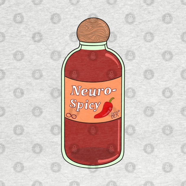 Neuro-Spicy Hot Sauce Drawing by SentABearToSpace 